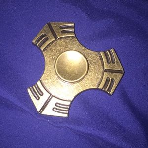 Gold Stainless Steel Fidget Spinner